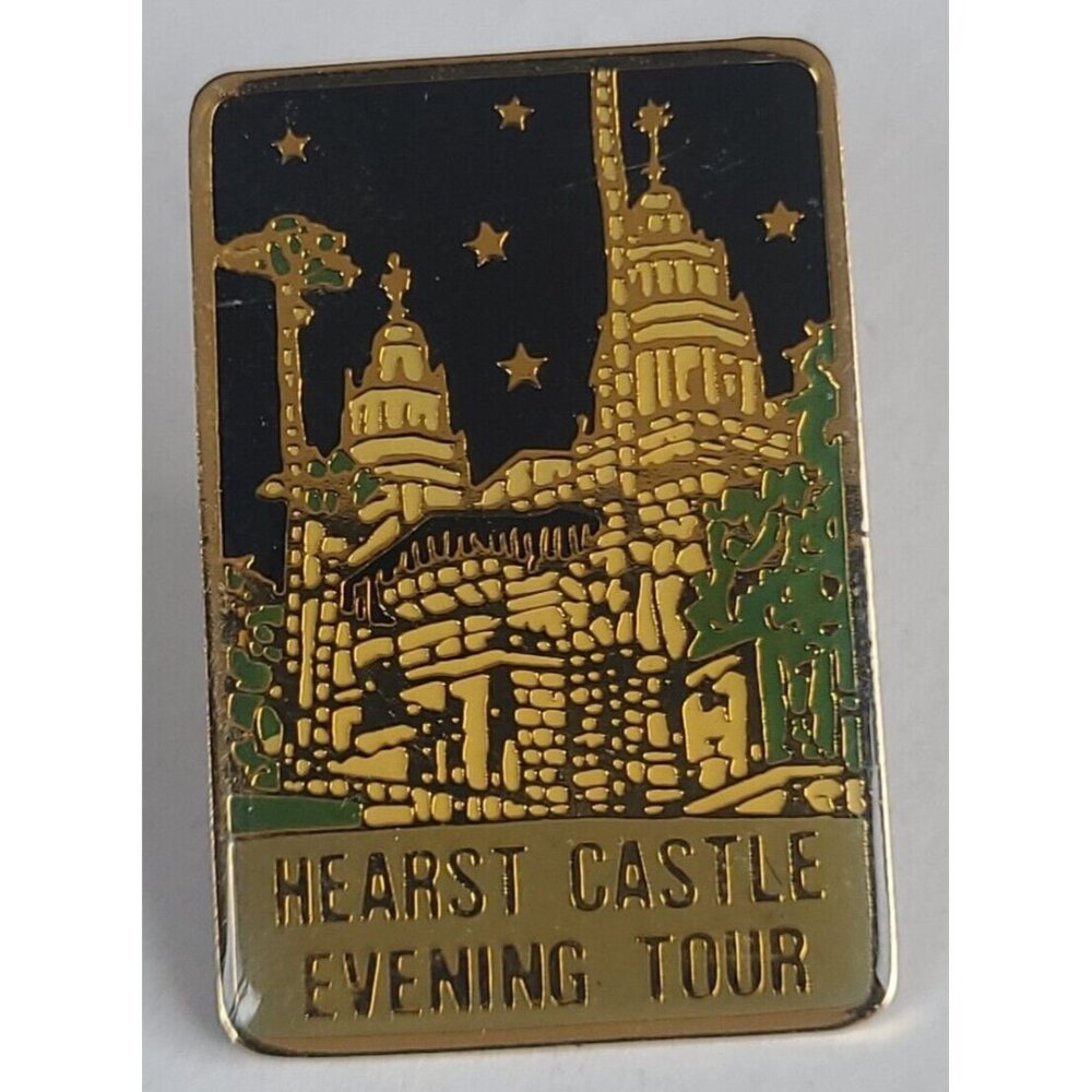 Hearst Castle Evening Tour Vintage Lapel Pin California